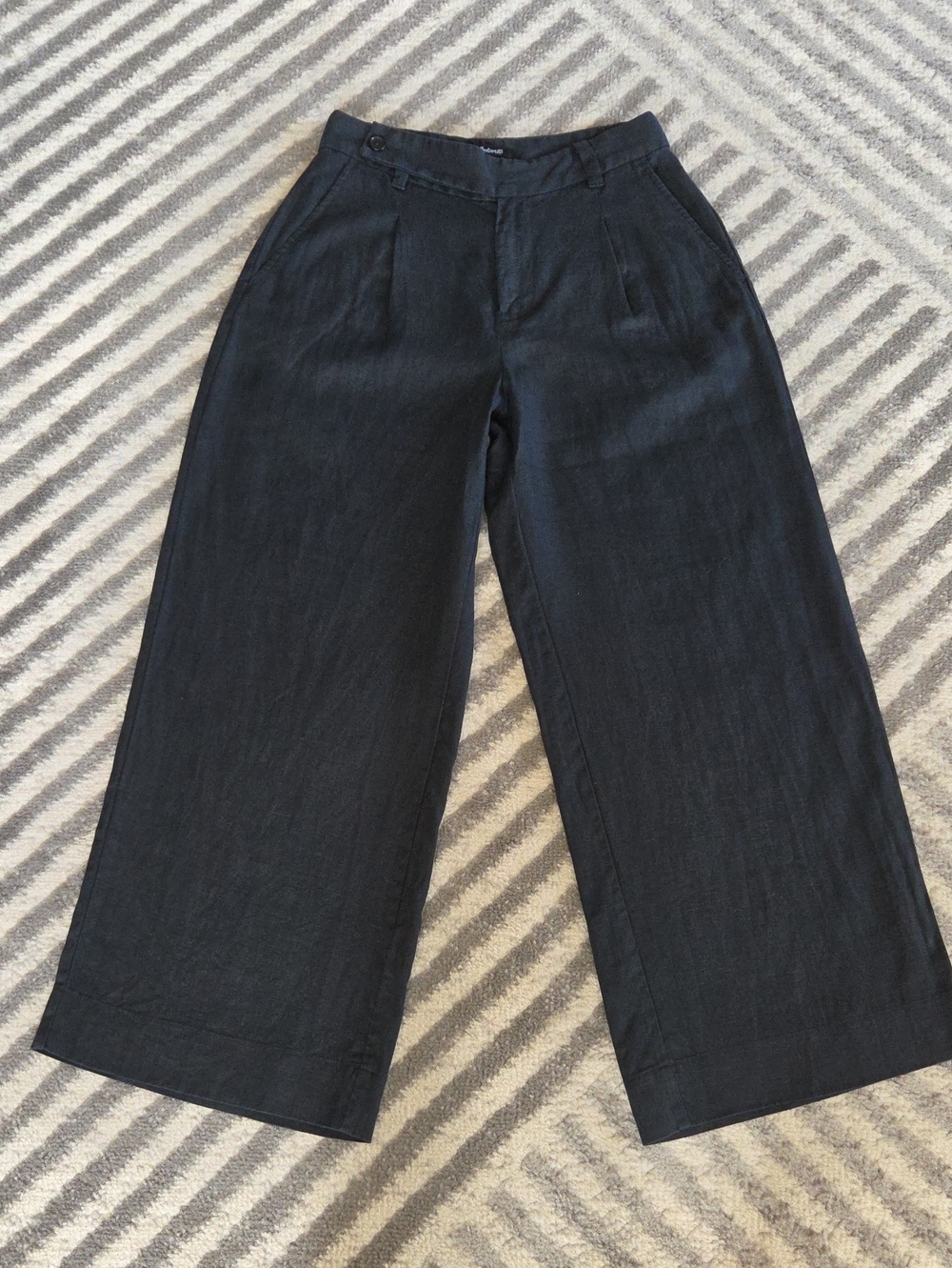 Madewell Black Wide-Leg Pants